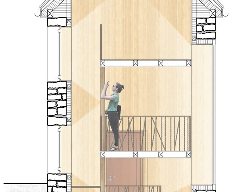 La Plage à La Tchaux – Rénovation et transformation d’un immeuble de la ville ancienne en espace multi associatif